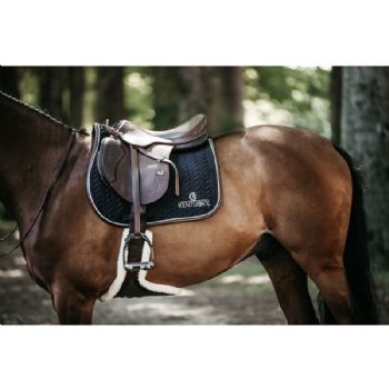 Kentucky Fishbone Leather Saddle Pad